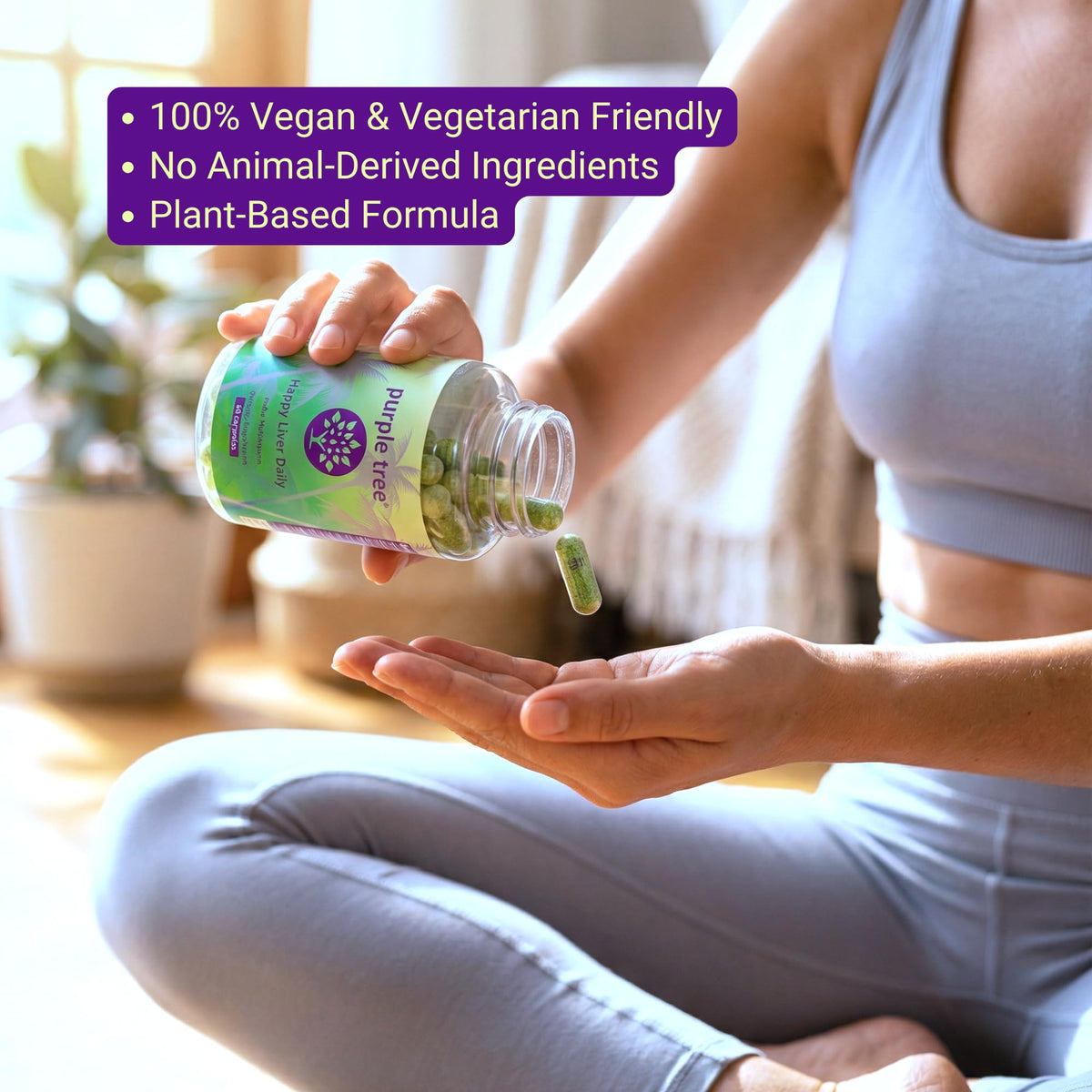 Dosage recommandé pour le purple tree Happy Liver Daily