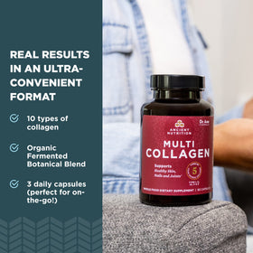 Dosage recommandé pour les capsules Multi Collagen Peptides, 3 capsules par jour