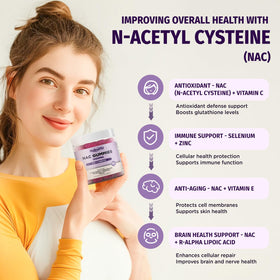 Dosage recommandé pour les gummies NAC 1000mg HOLLEGEND