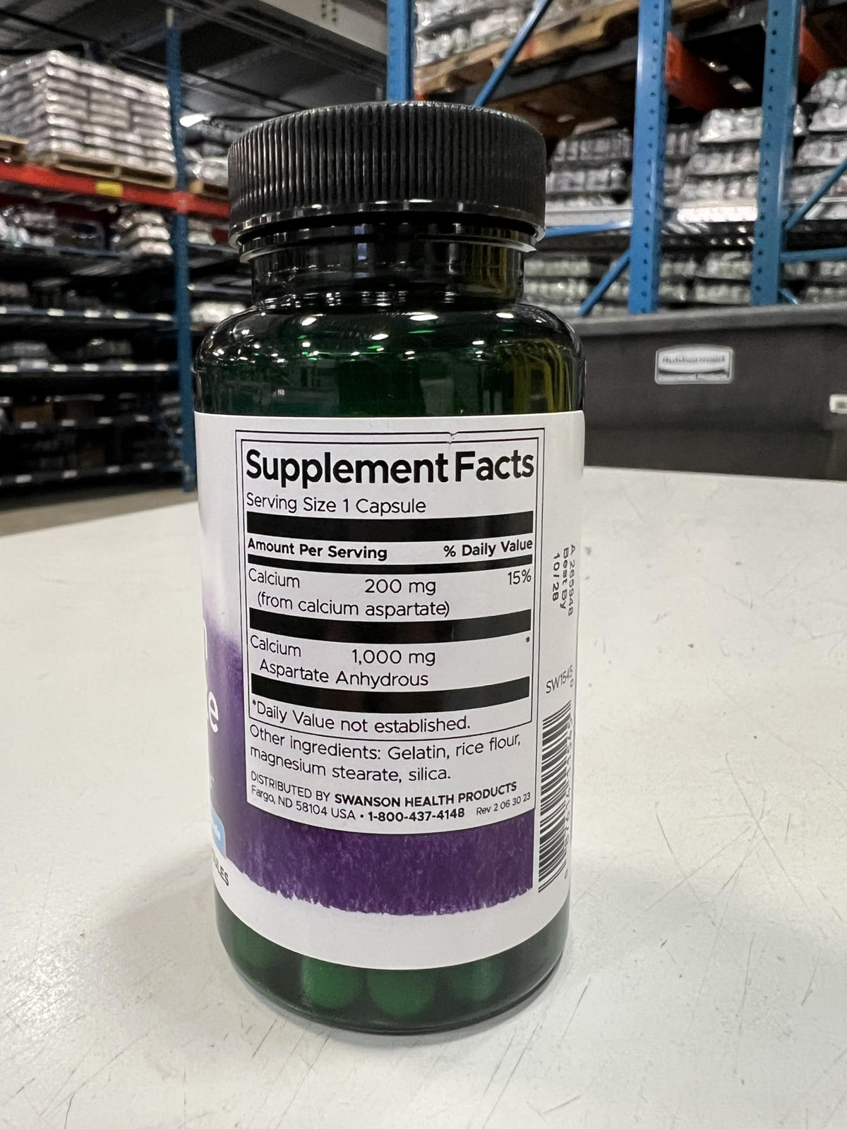 Dosage recommandé pour Swanson Calcium Aspartate