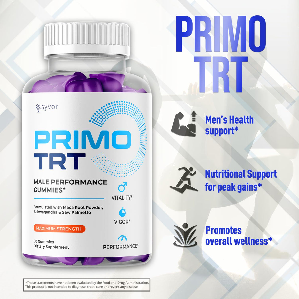 Dosage recommandé pour Syvor Primo TRT Gummies