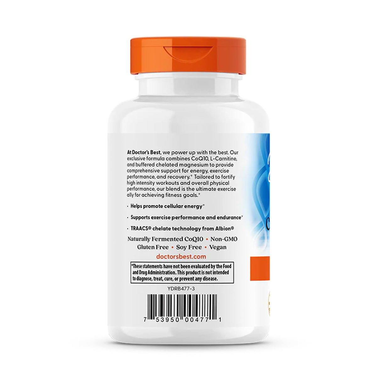 Dosage recommandé sur l'étiquette de Doctor's BEST CoQ10