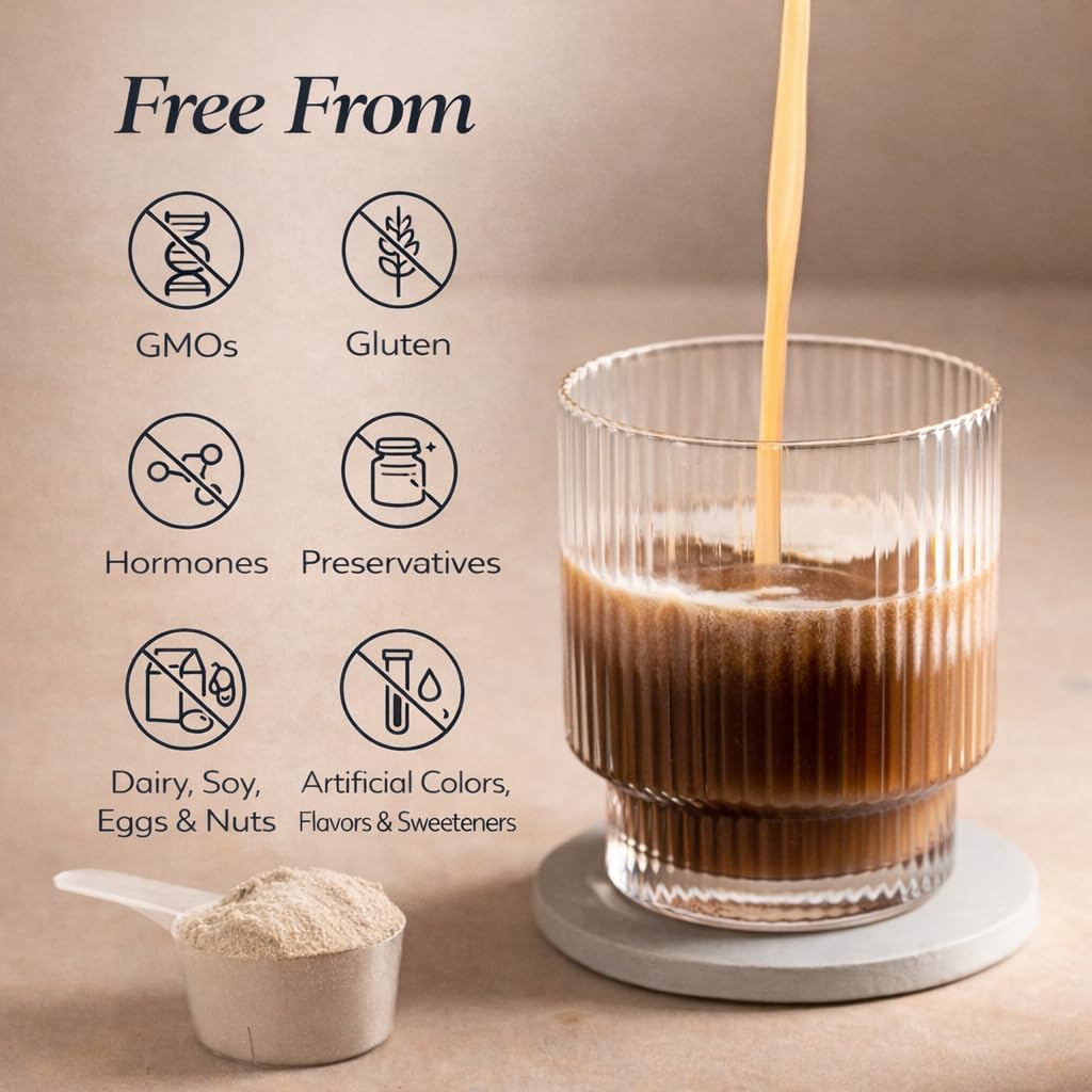 DOSE & CO. Poudre de Collagène dans un verre d'eau