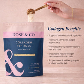DOSE & CO. Poudre de Collagène Pur 290g étiquette et détails