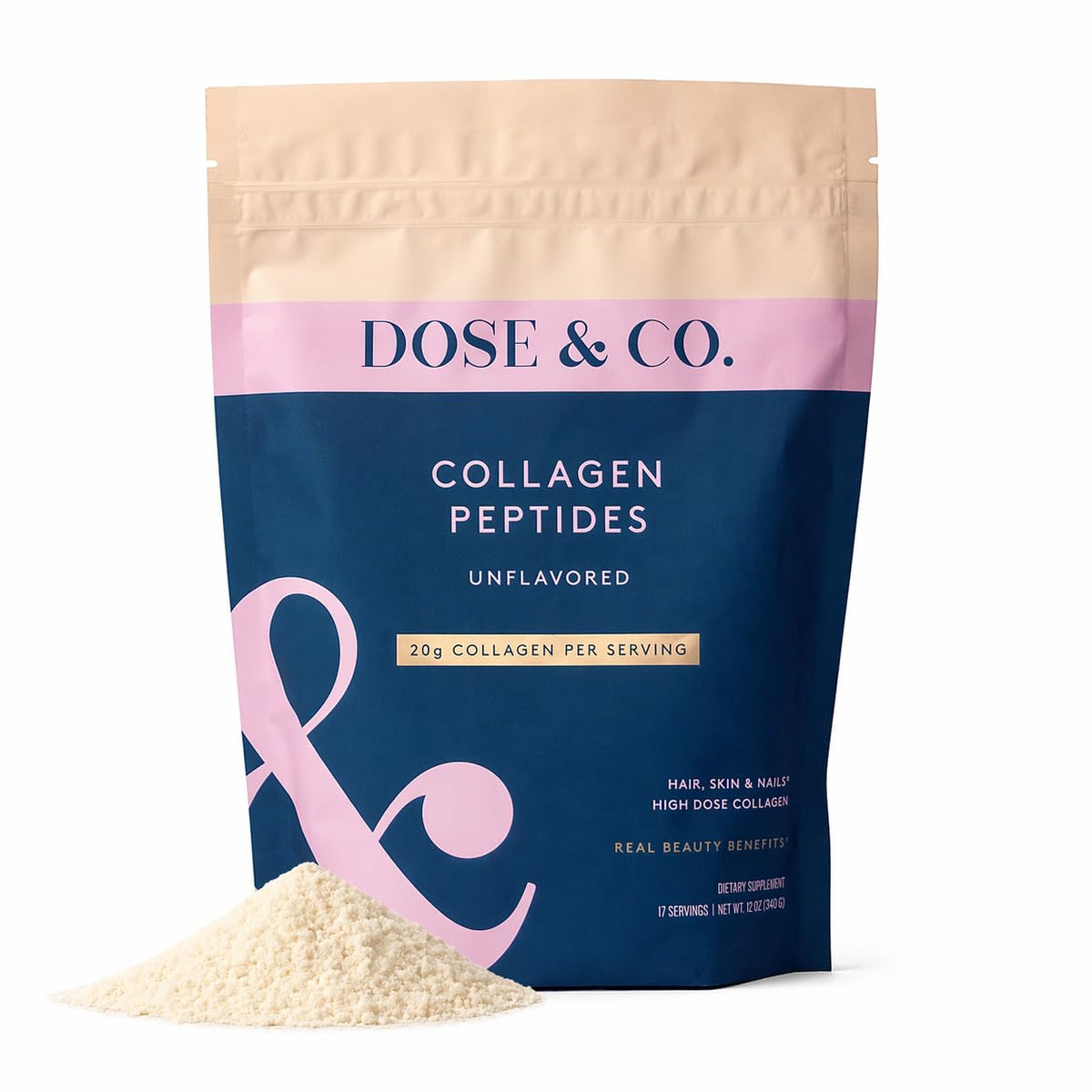 DOSE & CO. Poudre de Collagène Pur 290g vue avant