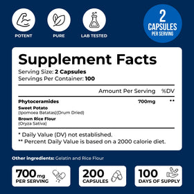 Dose de 2 capsules de phytocéramides We Like Vitamins
