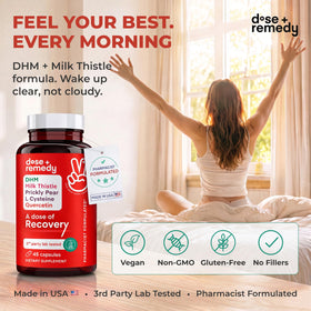 dose + remedy Compléments Alimentaires Anti-Flushing 45ct emballage