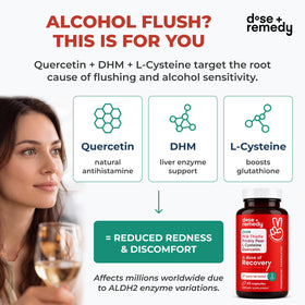 dose + remedy Compléments Alimentaires Anti-Flushing échantillon