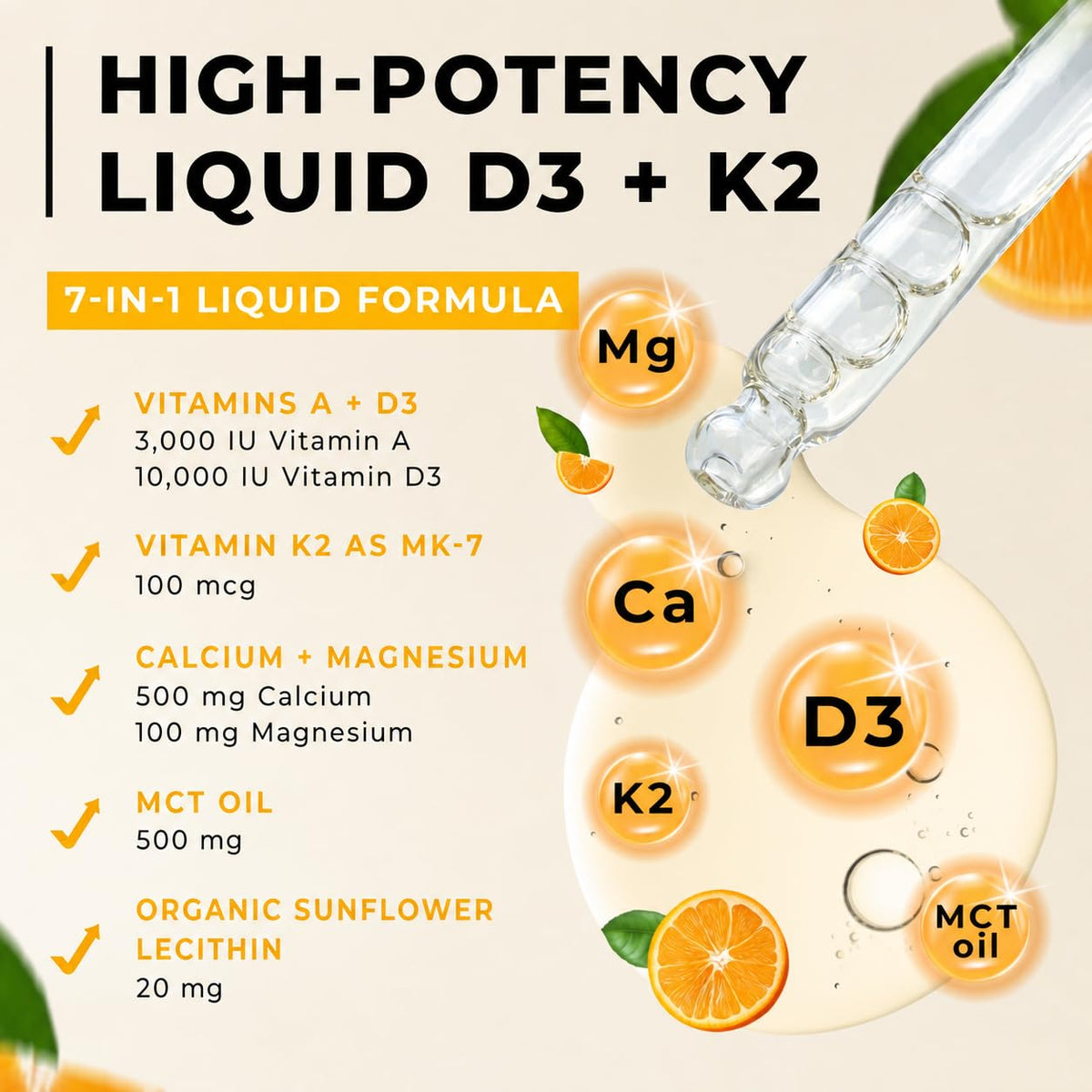 Doses de gouttes de WELVIUM avec pipette