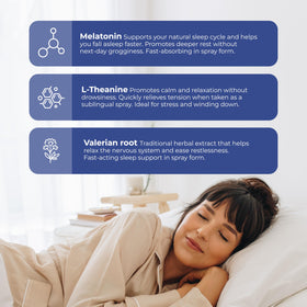 Doses de spray de sommeil Nu Bloom en format pratique