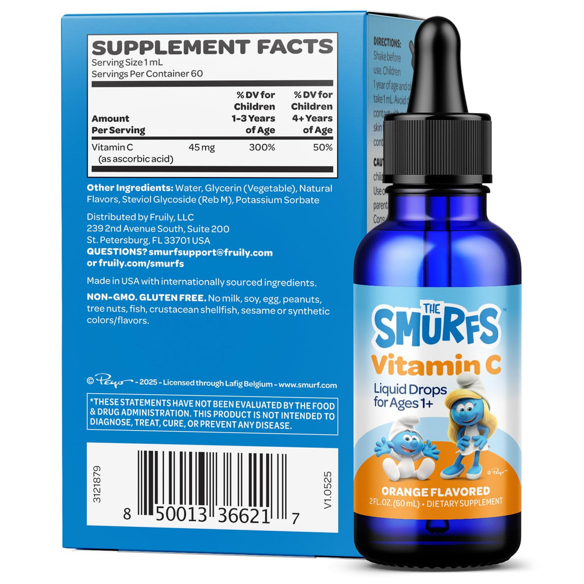 Doses de Vitamine C Liquide VITABURST pour enfants, goût orange