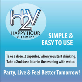 Doses recommandées de multivitamines Happy Hour sur table