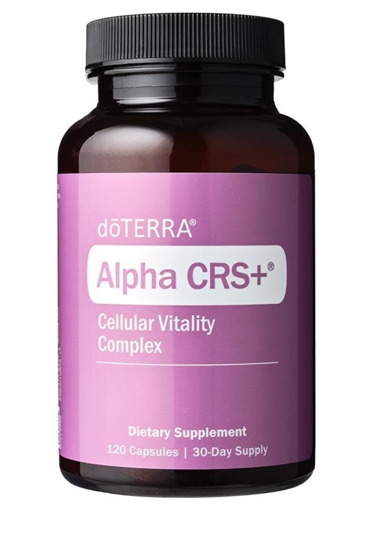 doTERRA Alpha CRS+ Complex Vitalité Cellulaire 120 Capsules Végétales vue de face
