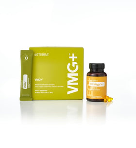 doTERRA VMG+ et EO Mega+ 635g utilisation quotidienne