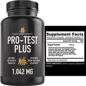 Double Dragon Organics Pro Test Plus 1042mg arrière de l'emballage