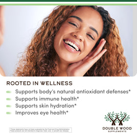 Double Wood Astaxanthin 12mg gélules arrière vue