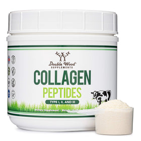 Double Wood Collagen Peptides Poudre 560g vue avant