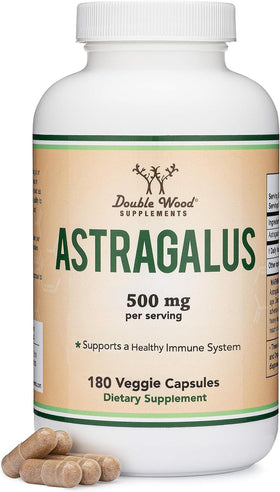 Double Wood Extrait de Racine d'Astragale 500mg flacon avant