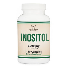Double Wood Inositol 1000mg 120 capsules vue de face