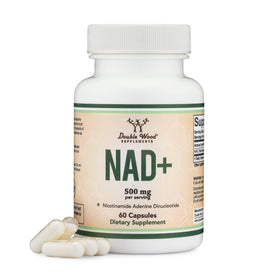 Double Wood NAD+ 500mg 60 capsules vue de face
