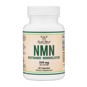 Double Wood NMN 250mg gélules en bouteille vue de face