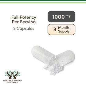 Double Wood Supplements Chlorure de Magnésium 1 000 mg capsules vue arrière