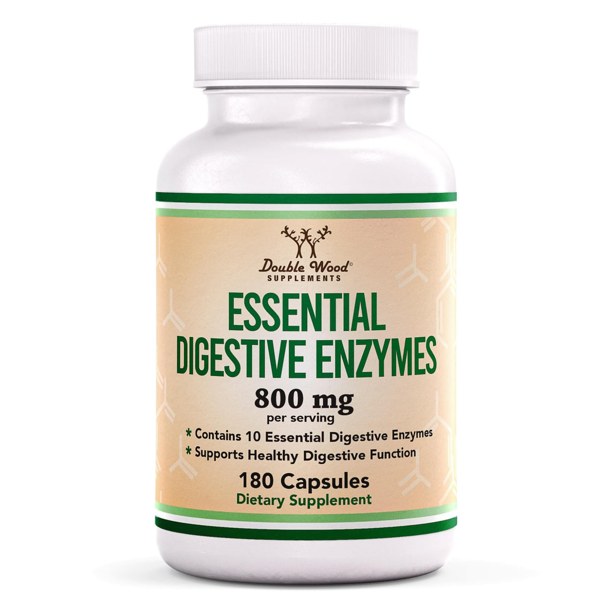 Double Wood Supplements Enzymes daily 800mg avant