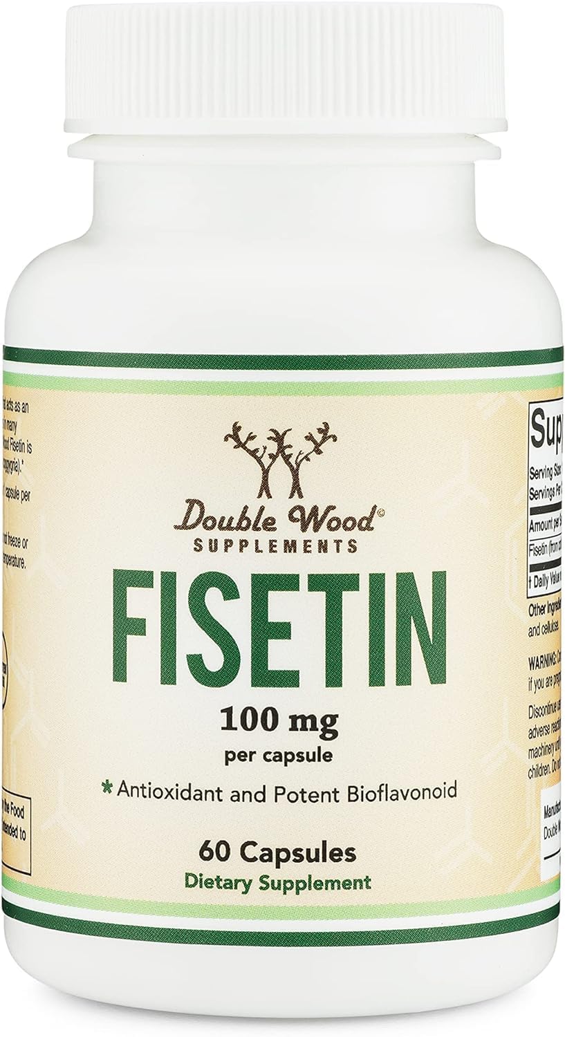 Double Wood Supplements Fisetin 100mg 60 capsules devant