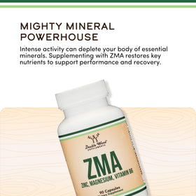 Double Wood ZMA Zinc, Magnésium et B6 90 capsules, prise en main