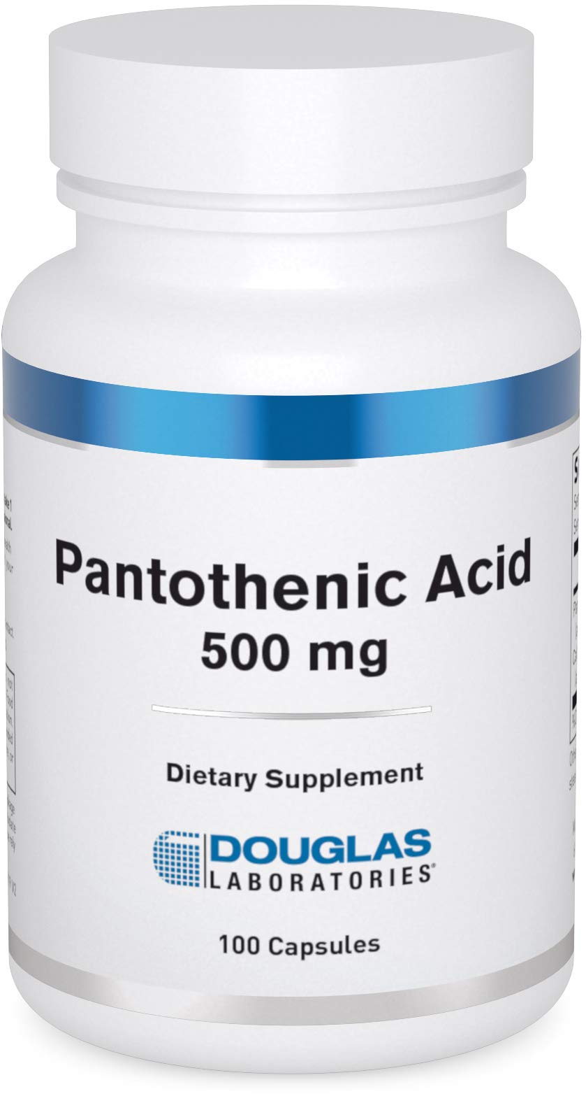 Douglas Laboratories Acide Pantothénique 500 mg 100 Capsules vue avant