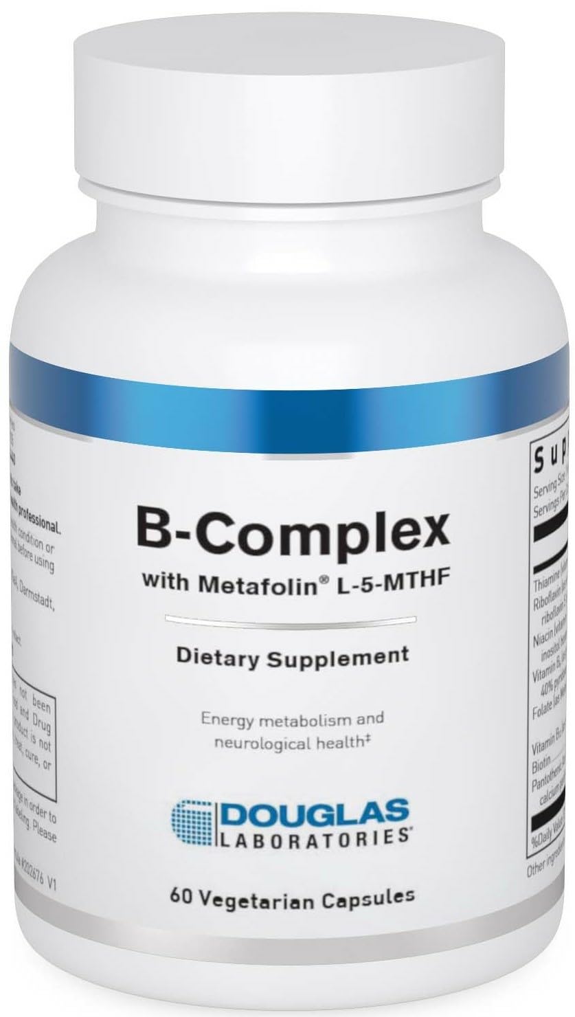 Douglas Laboratories B-Complex 60 capsules végétariennes, vue de face