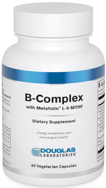 Douglas Laboratories B-Complex 60 capsules végétariennes, vue de face