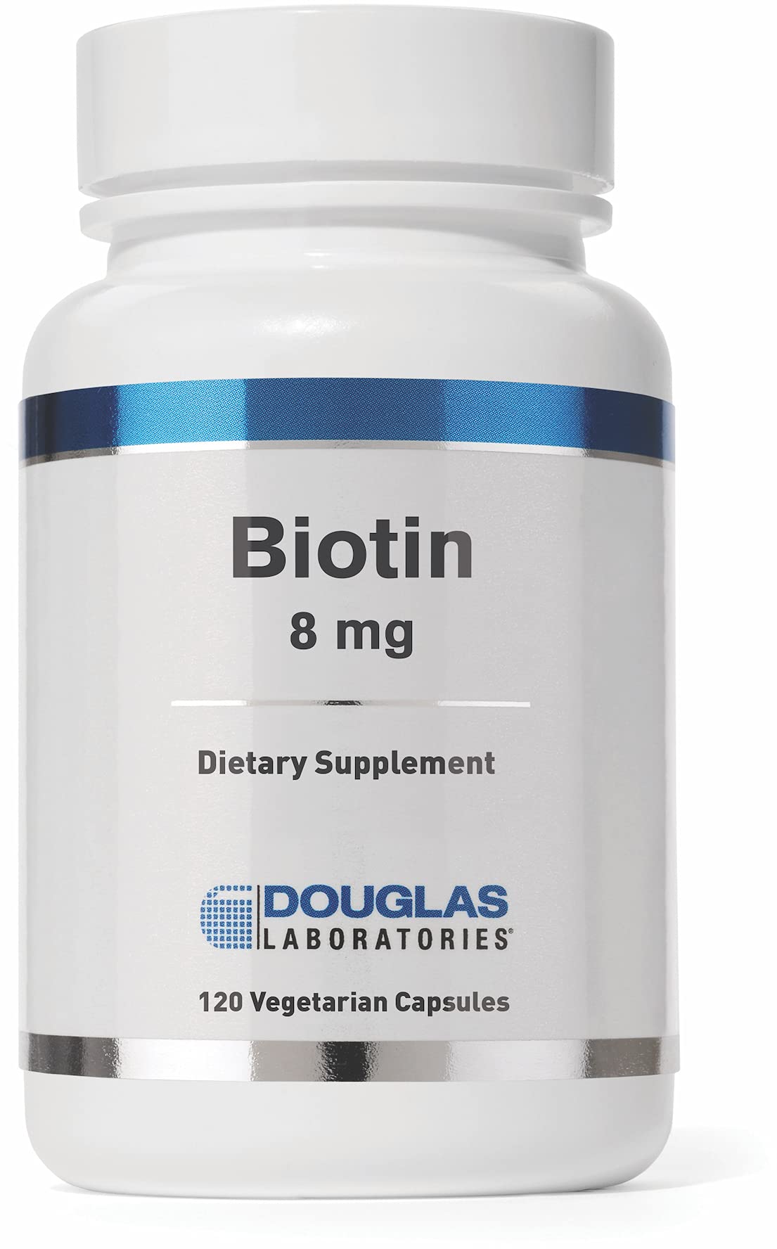 Douglas Laboratories Biotine 8 mg 120 Capsules - vue de face