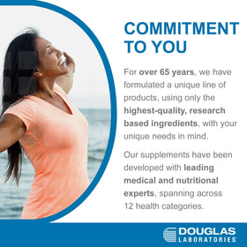 Douglas Laboratories Calcium Citrate 250 mg comprimés en gros plan