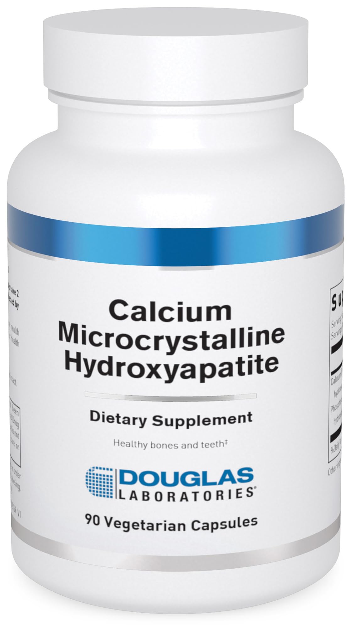 Douglas Laboratories Calcium Microcrystalline Hydroxyapatite 500 mg 90 gélules vue de face