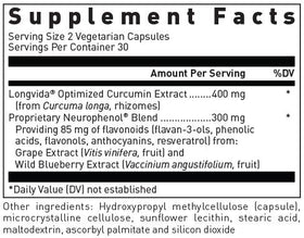 Douglas Laboratories Curcuma Optimisé 60 capsules arrière