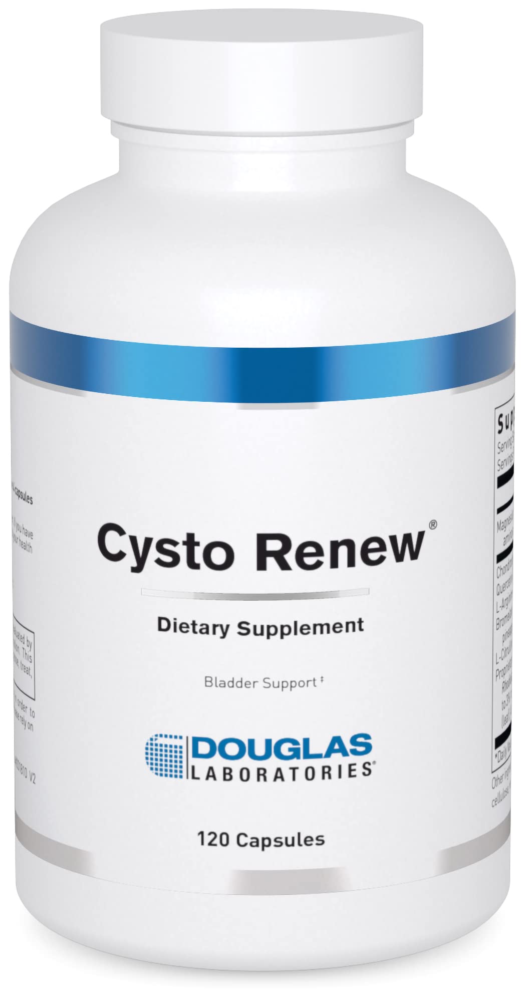 Douglas Laboratories Cysto Renew 120 capsules vue de l'avant
