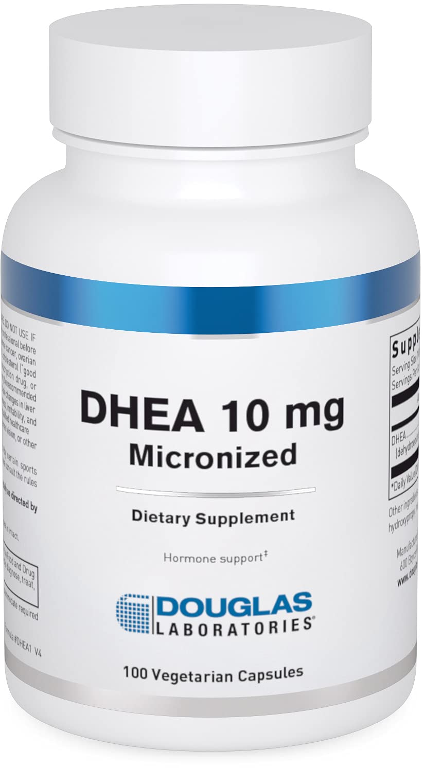 Douglas Laboratories DHEA 10 mg Capsules, 100 Végétariennes, vue avant