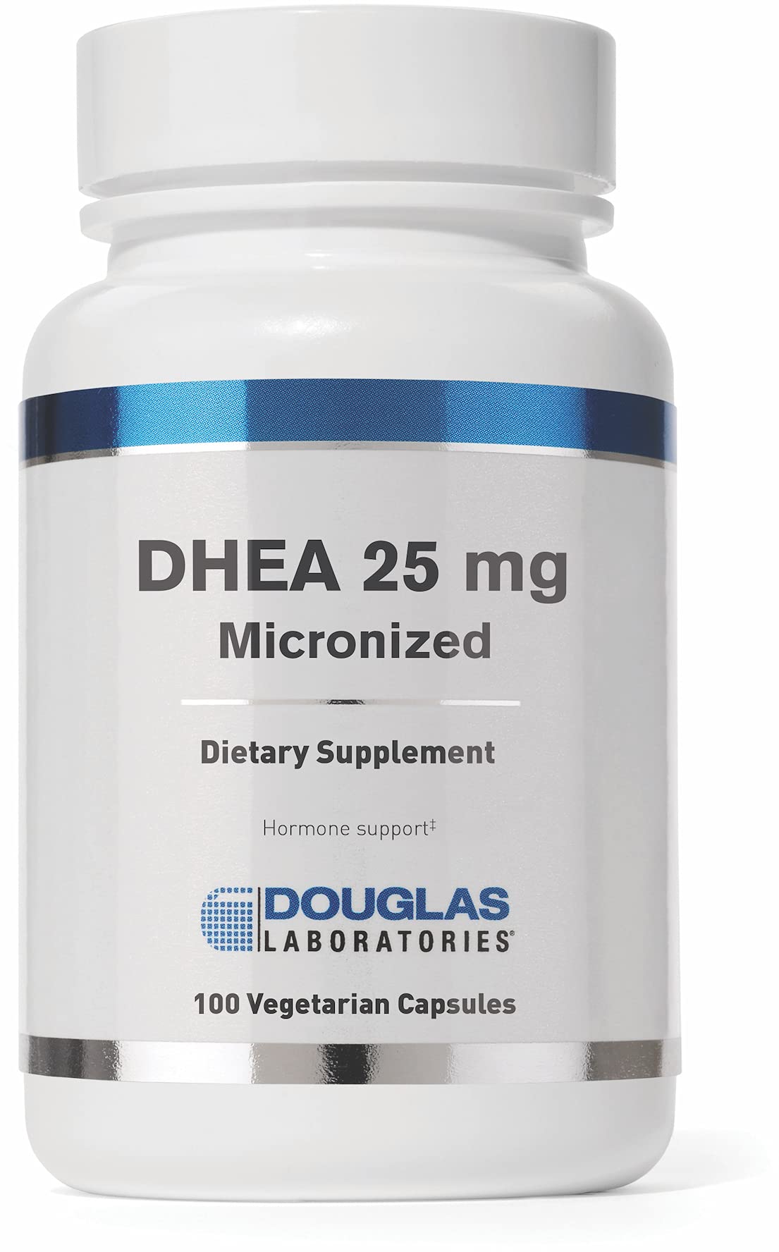 Douglas Laboratories DHEA 25 mg Capsules, 100 Végétales, vue de face