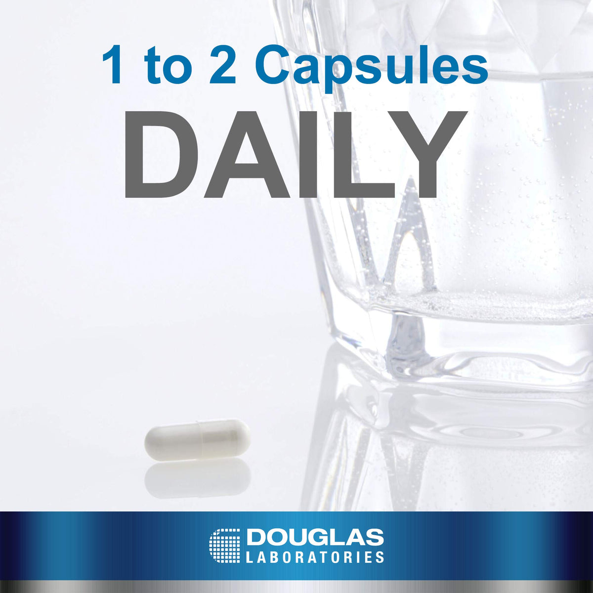 Douglas Laboratories DHEA 25 mg Capsules, 100 Végétales, vue latérale