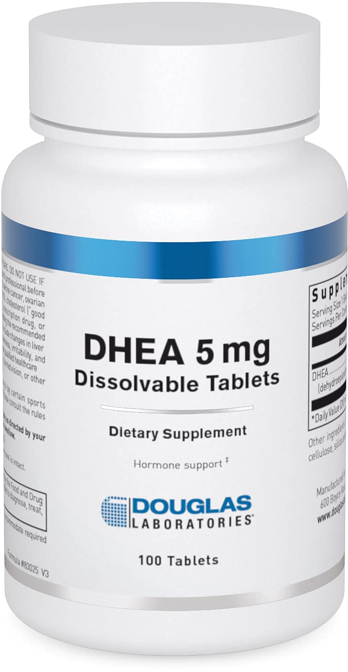 Douglas Laboratories DHEA 5 mg 100 comprimés, vue de face