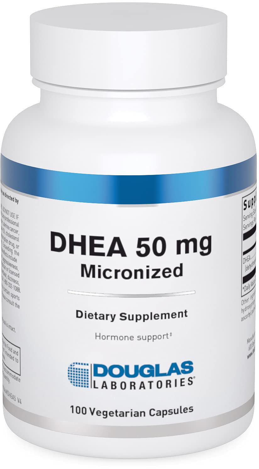 Douglas Laboratories DHEA 50 mg capsules végétariennes, boîte de 100 unités