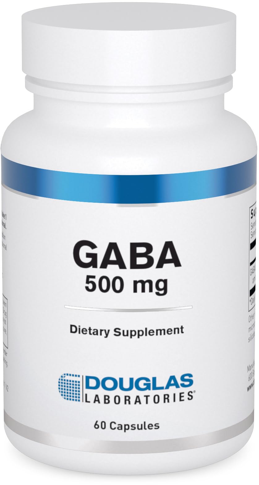 Douglas Laboratories GABA 500 mg 60 capsules front view