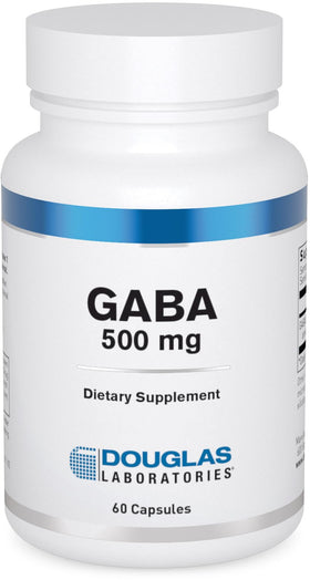 Douglas Laboratories GABA 500 mg 60 capsules front view