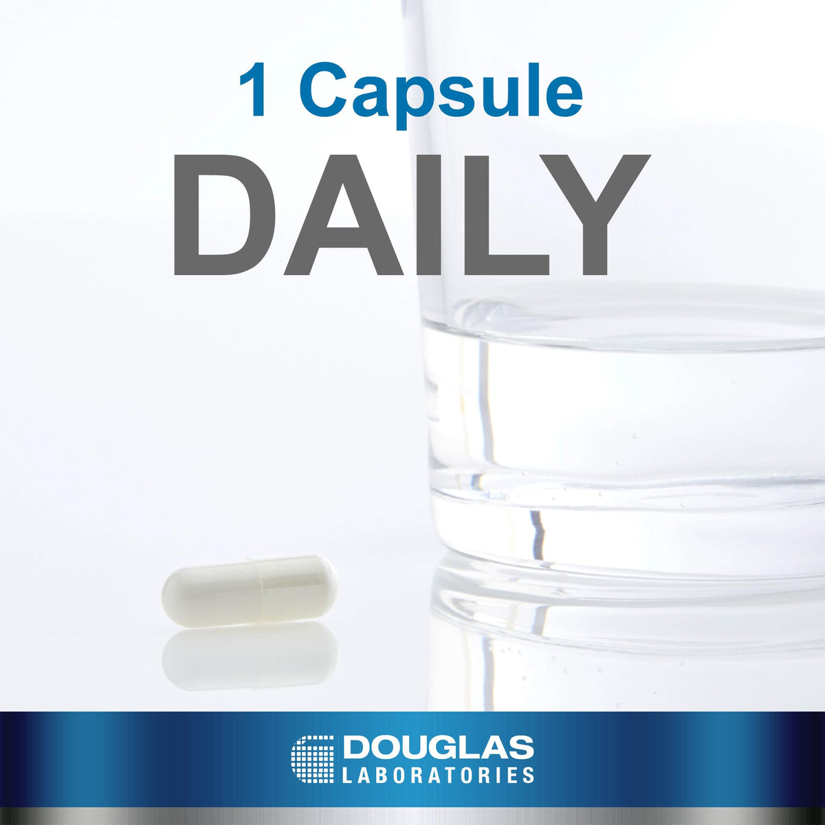 Douglas Laboratories GABA 500 mg capsules close-up