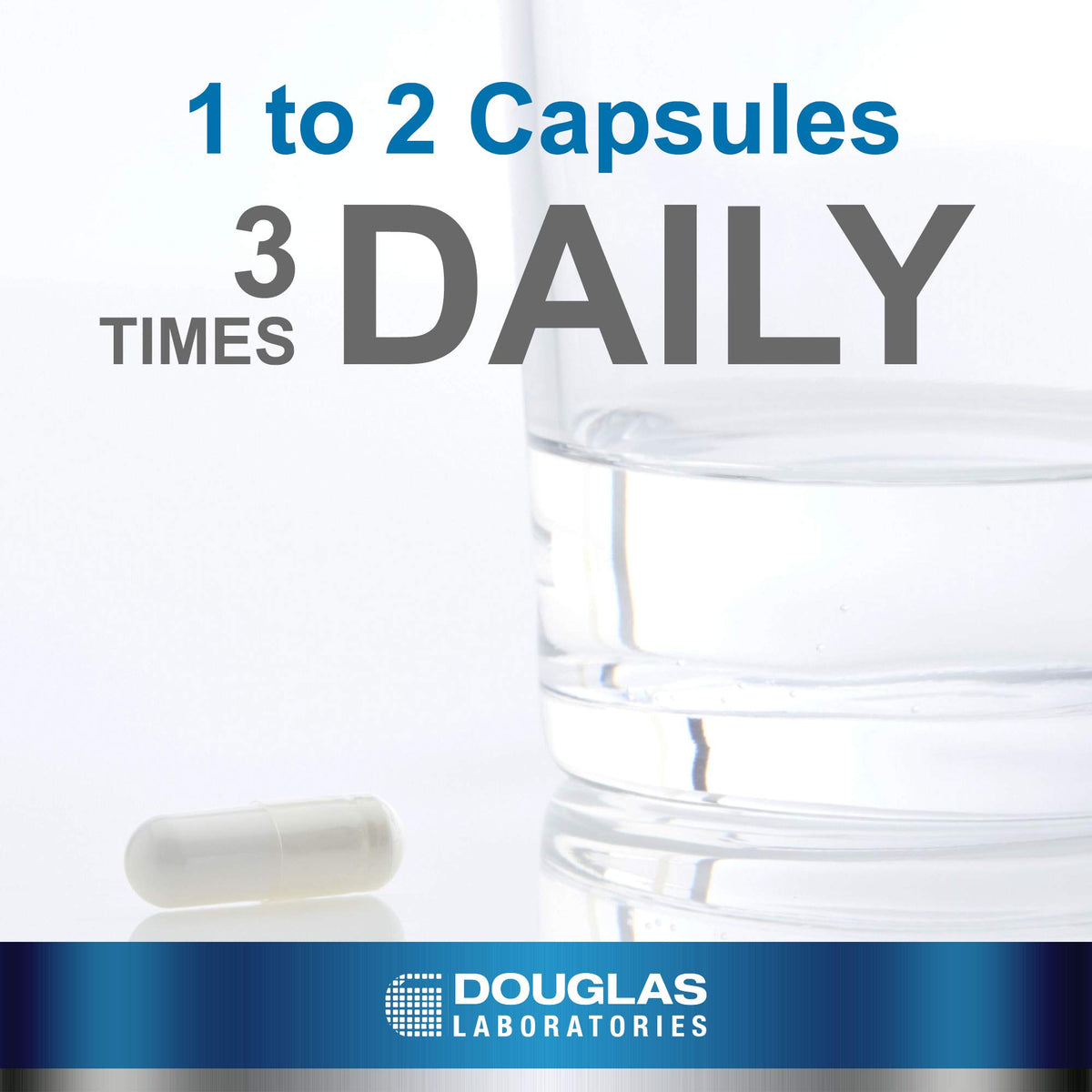 Douglas Laboratories L-Arginine 100 capsules sur fond blanc