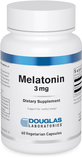 Douglas Laboratories Mélatonine 3 mg 60 Capsules vue de face