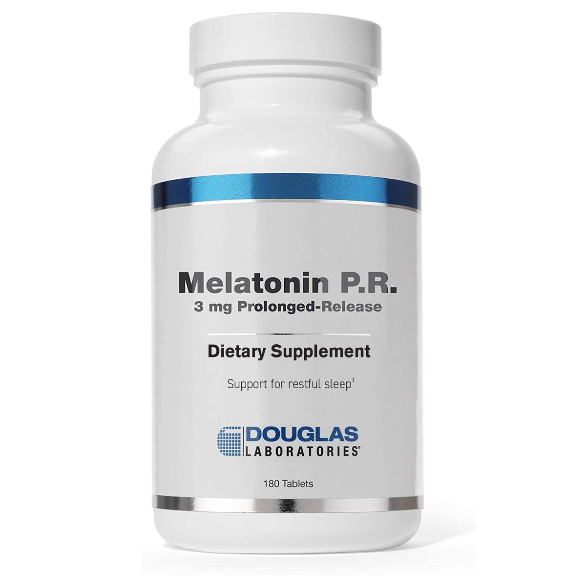 Douglas Laboratories Mélatonine P.R. 180 comprimés vue de face
