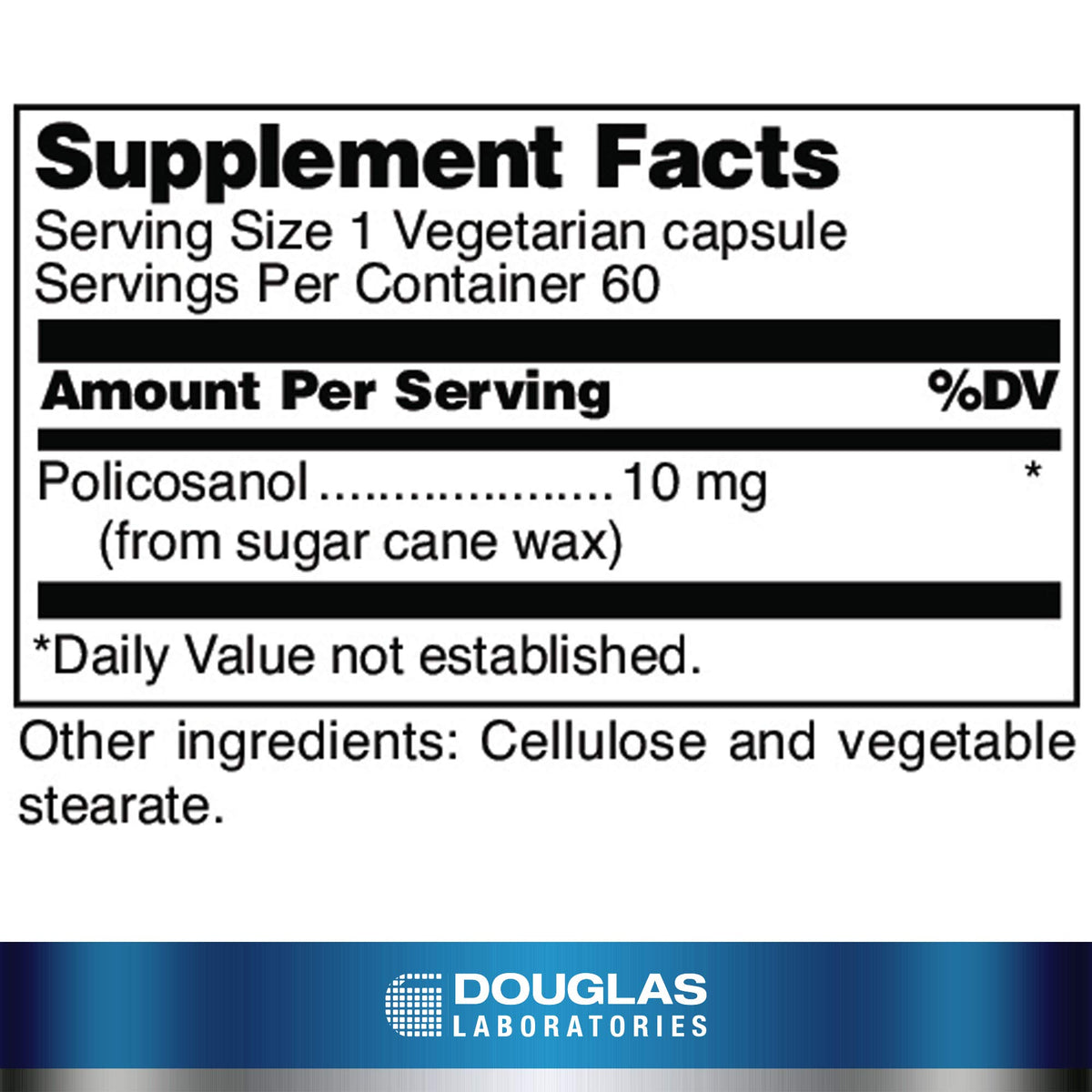 Douglas Laboratories Policosanol 60 capsules emballage