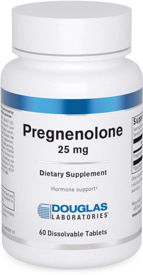 Douglas Laboratories Pregnenolone 25 mg 60 comprimés vue de face